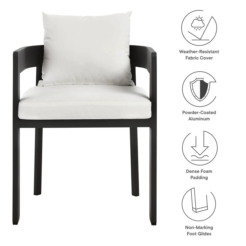 Tahoe Outdoor Patio Aluminum Dining Chair by Modway by HouseOfZazla