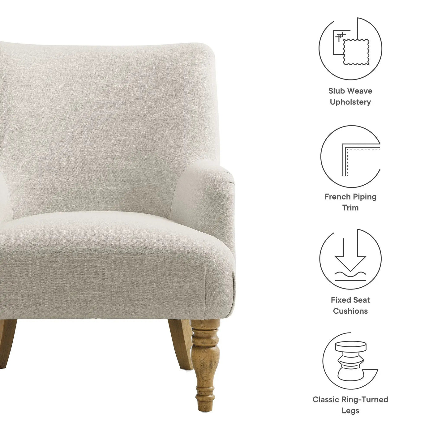 Ellington Fabric Upholstered Accent Armchair by Modway by HouseOfZazla