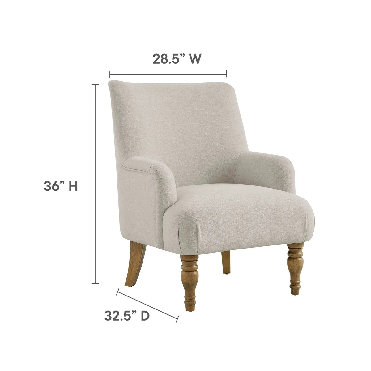 Ellington Fabric Upholstered Accent Armchair by Modway by HouseOfZazla