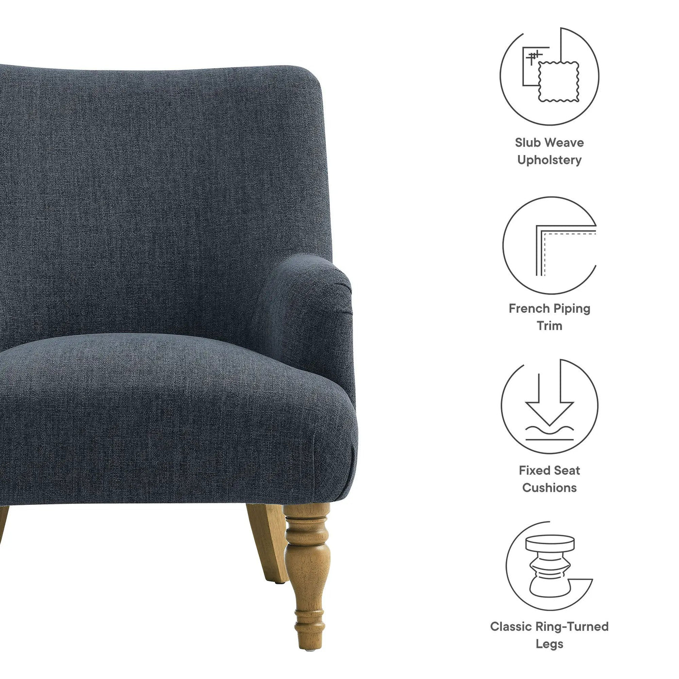 Ellington Fabric Upholstered Accent Armchair by Modway by HouseOfZazla