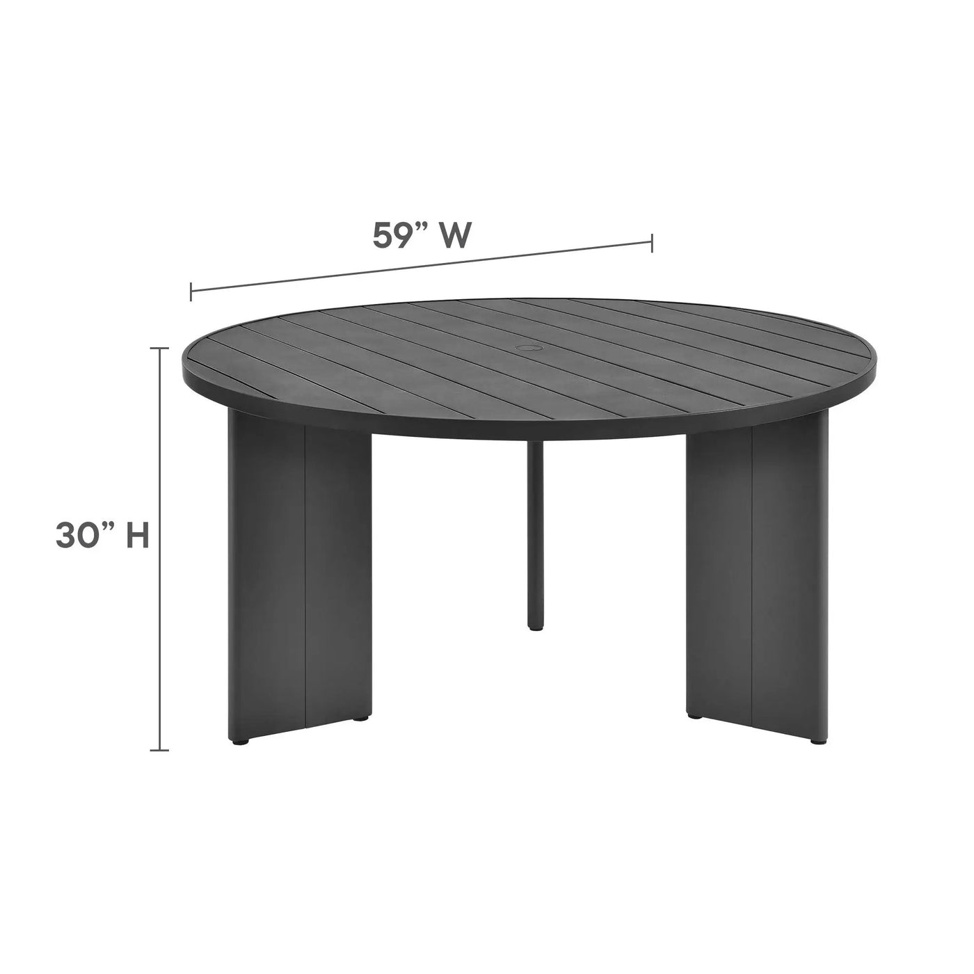 Tahoe 5-Piece Outdoor Patio Aluminum Dining Set by Modway by HouseOfZazla