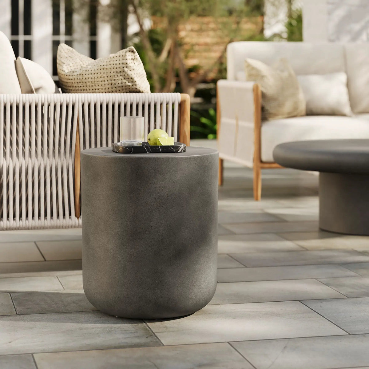 Brion Indoor-Outdoor Patio Concrete Stool by Modway by HouseOfZazla