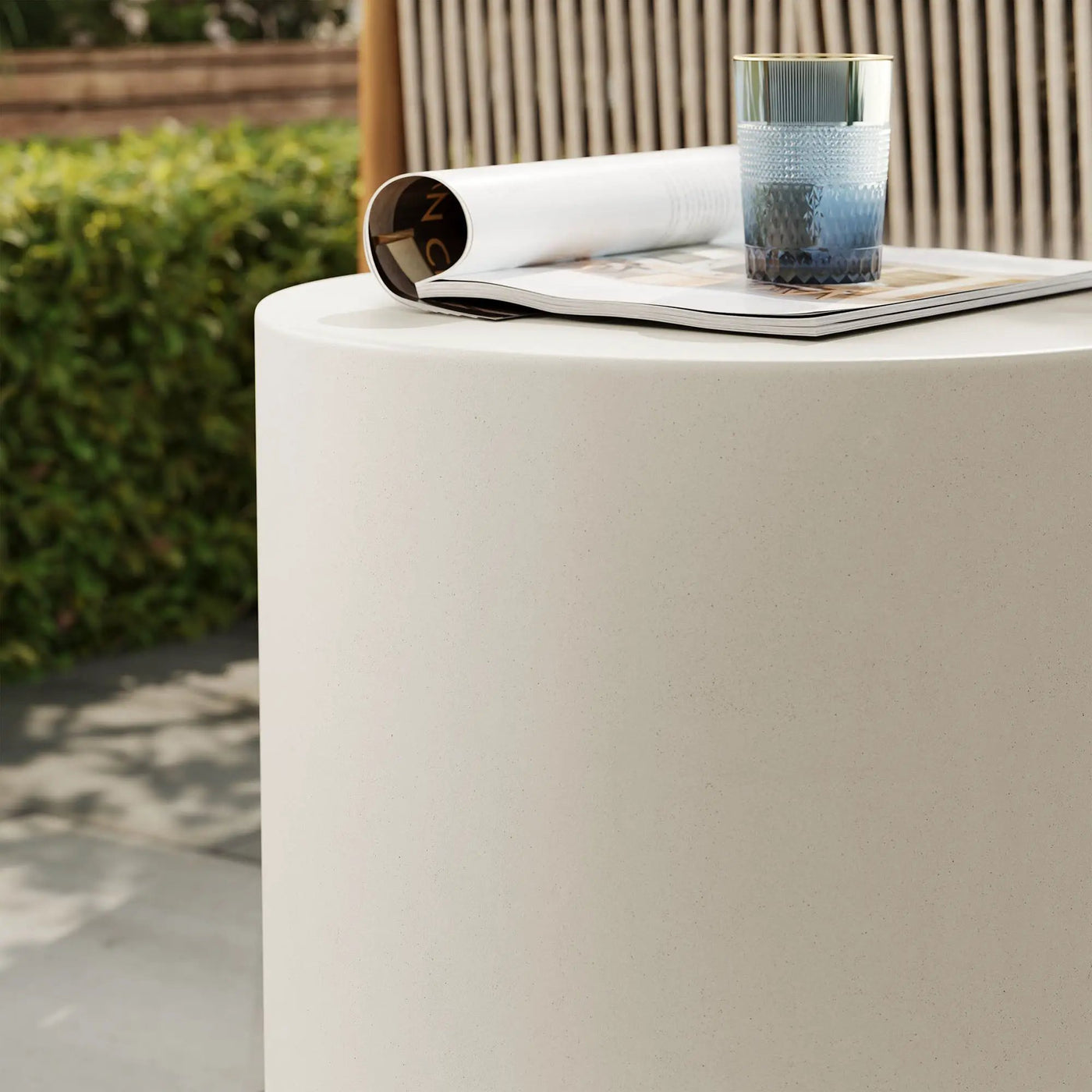Brion Indoor-Outdoor Patio Concrete Stool by Modway by HouseOfZazla