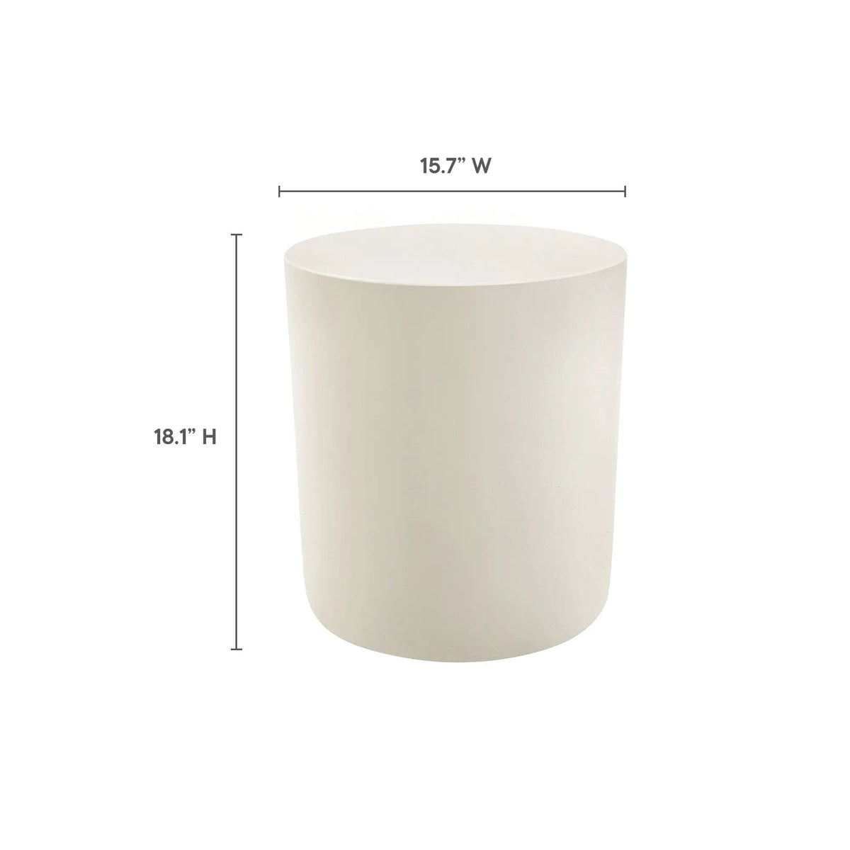 Brion Indoor-Outdoor Patio Concrete Stool by Modway by HouseOfZazla