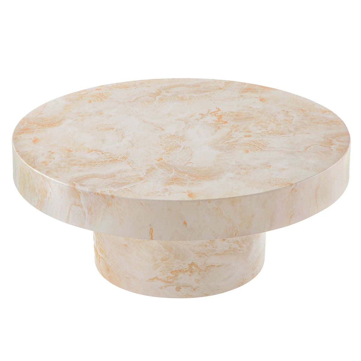 Alora Indoor - Outdoor Patio Concrete Round Coffee Table by Modway by HouseOfZazla