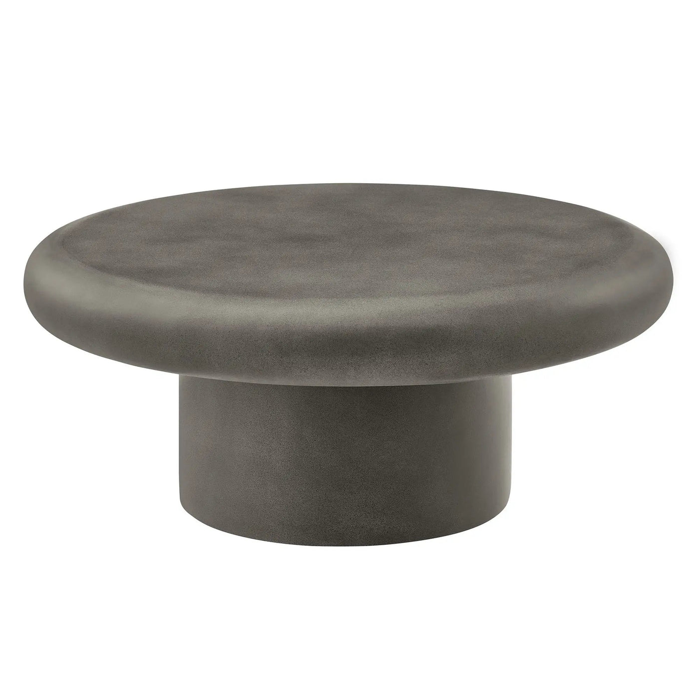 Argos Indoor-Outdoor Patio Concrete Round Coffee Table by Modway by HouseOfZazla