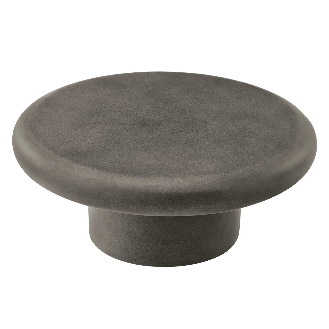 Argos Indoor-Outdoor Patio Concrete Round Coffee Table by Modway by HouseOfZazla
