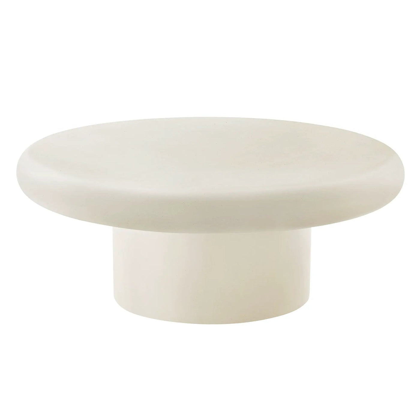 Argos Indoor-Outdoor Patio Concrete Round Coffee Table by Modway by HouseOfZazla