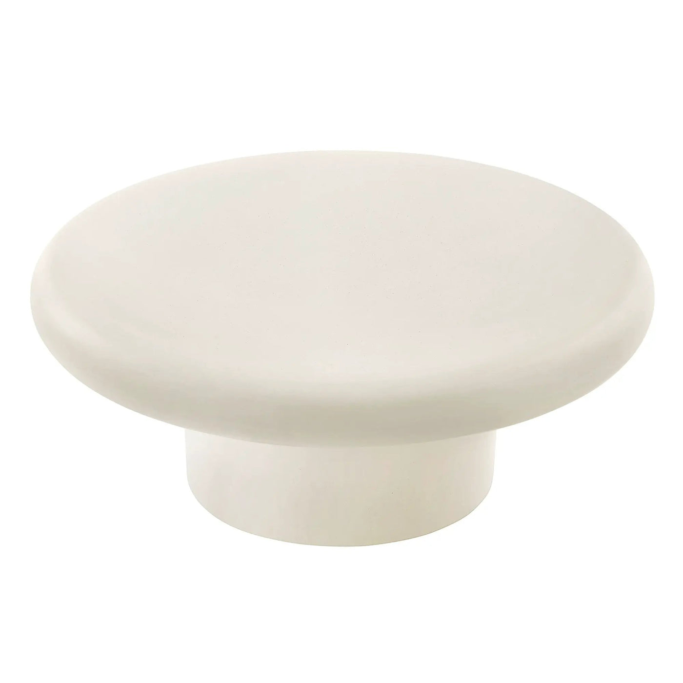 Argos Indoor-Outdoor Patio Concrete Round Coffee Table by Modway by HouseOfZazla