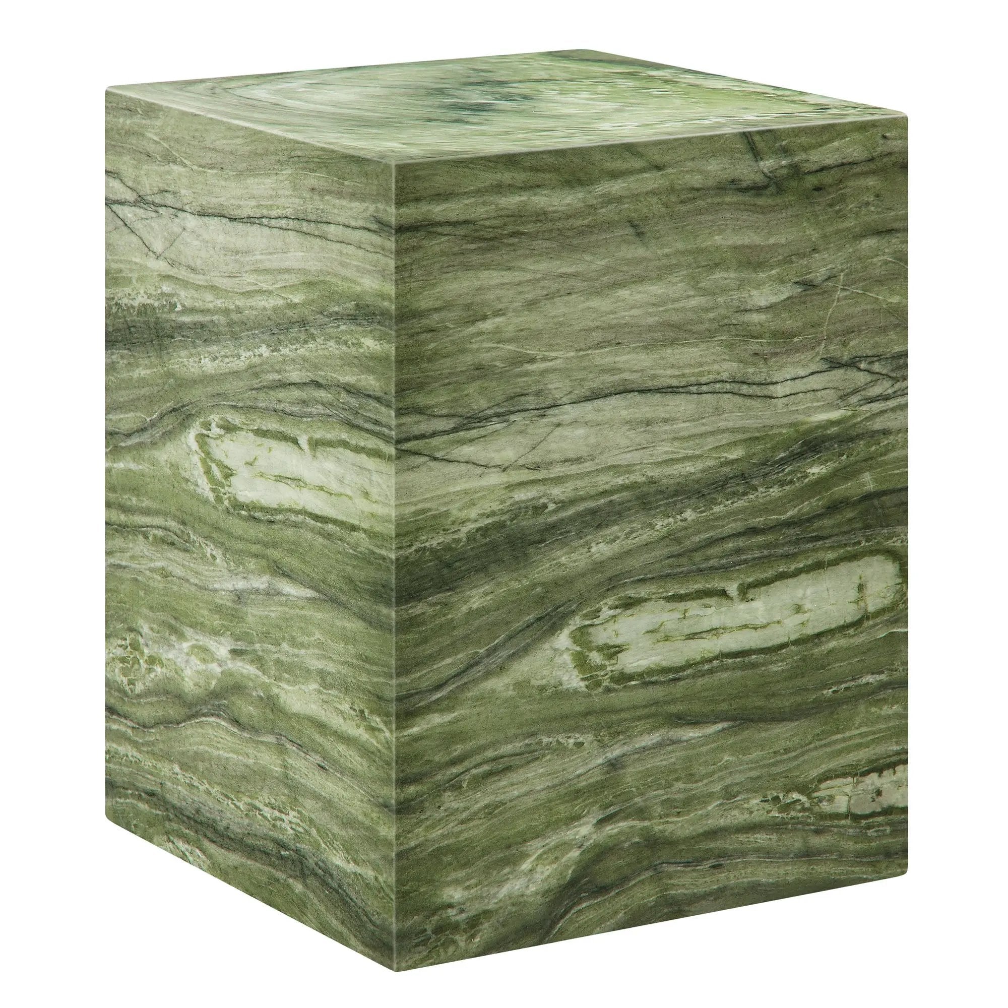 Jordana Square Plinth Indoor - Outdoor Patio Concrete Side Table by HouseOfZazla