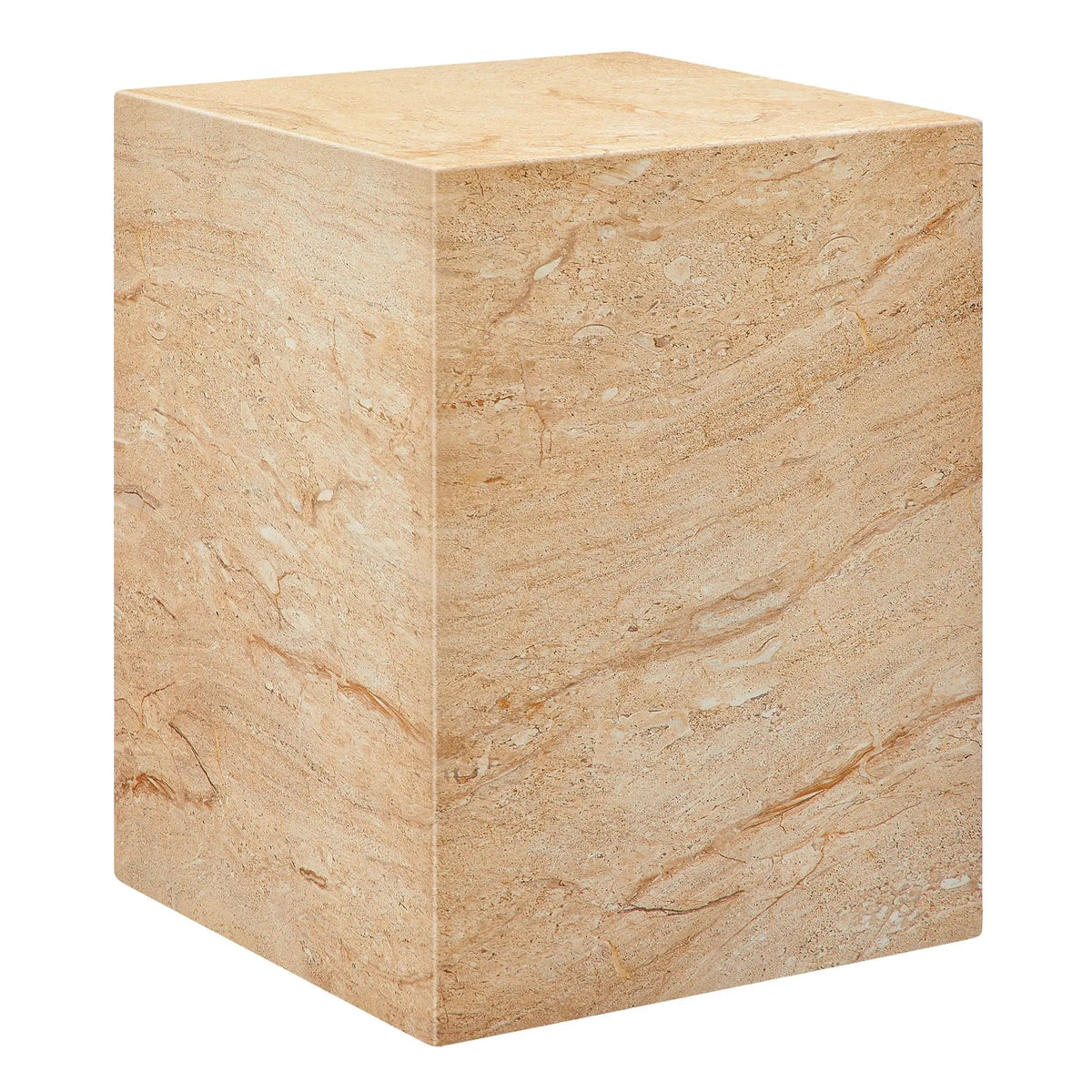 Jordana Square Plinth Indoor - Outdoor Patio Concrete Side Table by HouseOfZazla