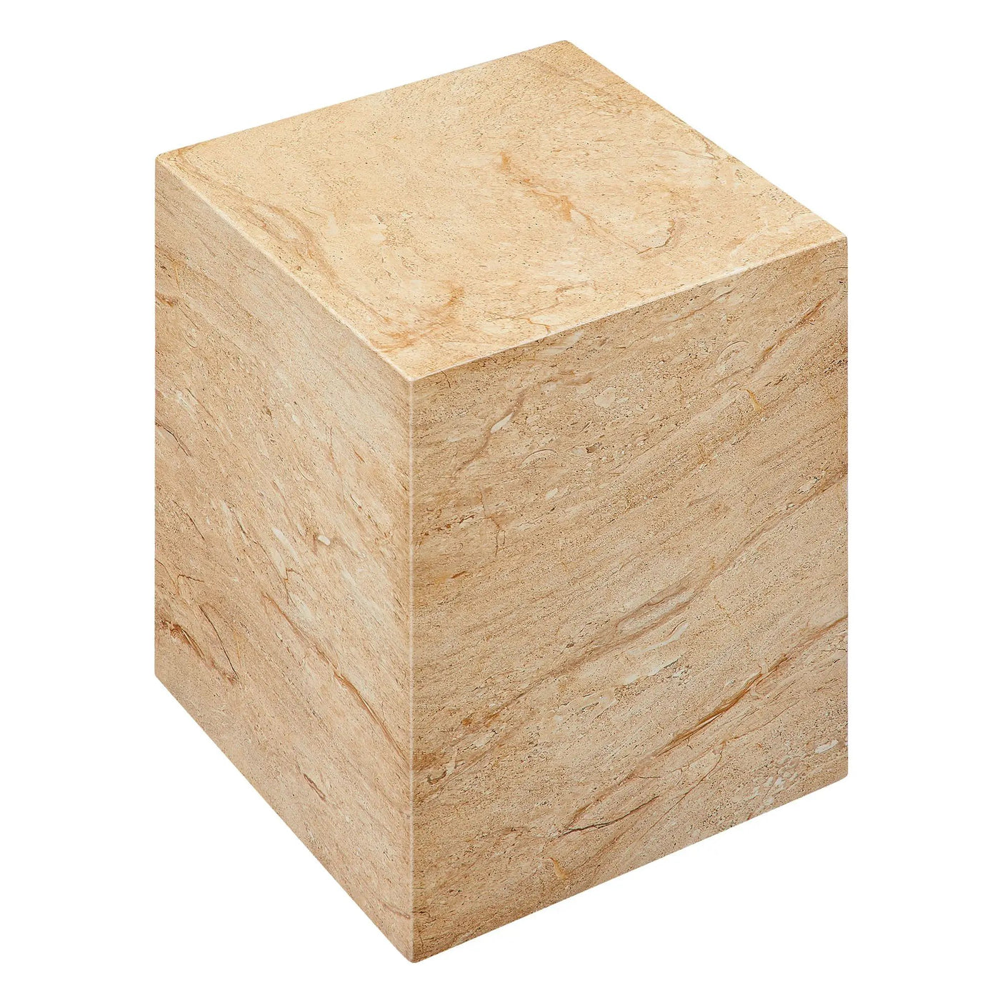 Jordana Square Plinth Indoor - Outdoor Patio Concrete Side Table by HouseOfZazla