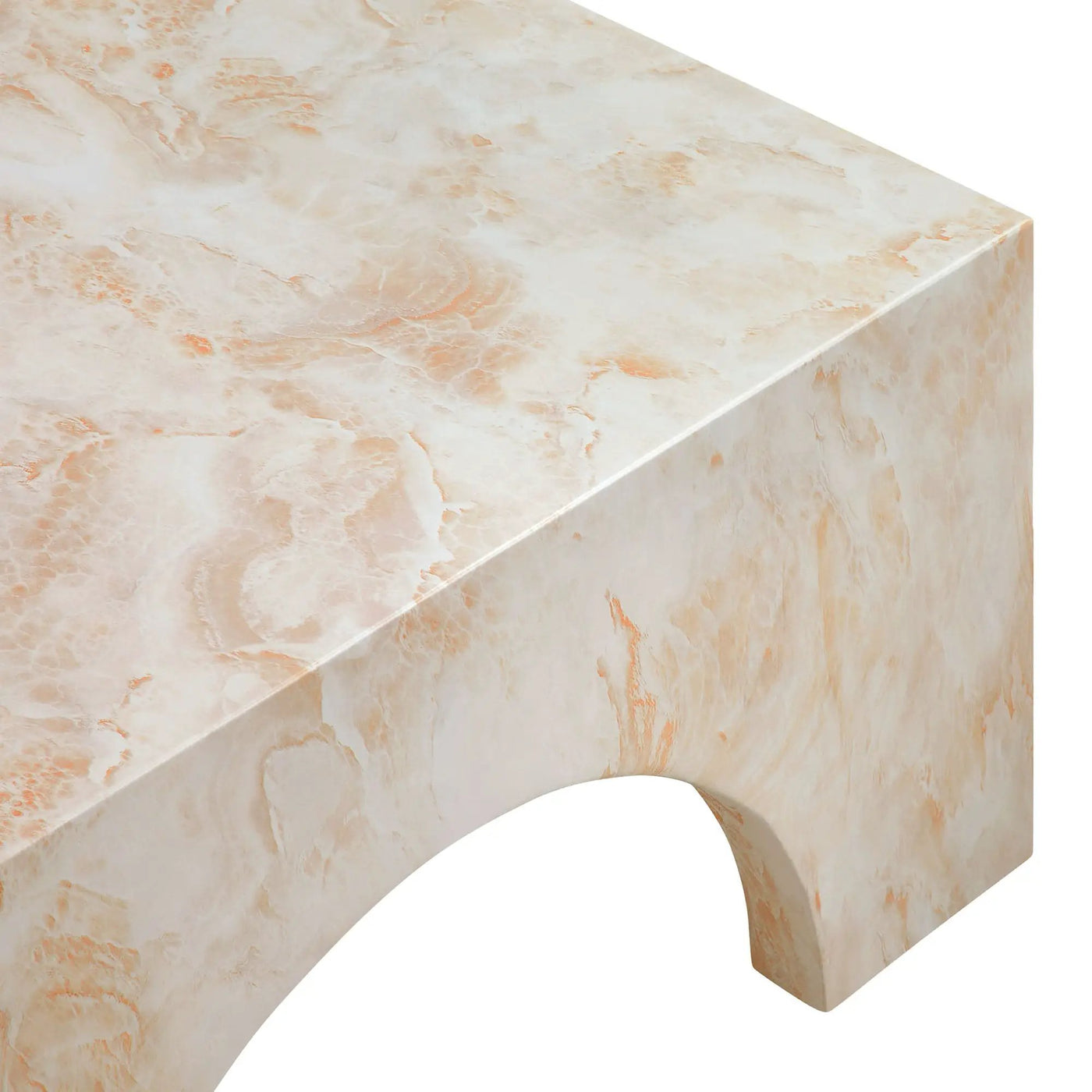 Valen Indoor - Outdoor Patio Arched Concrete Coffee Table by Modway by HouseOfZazla
