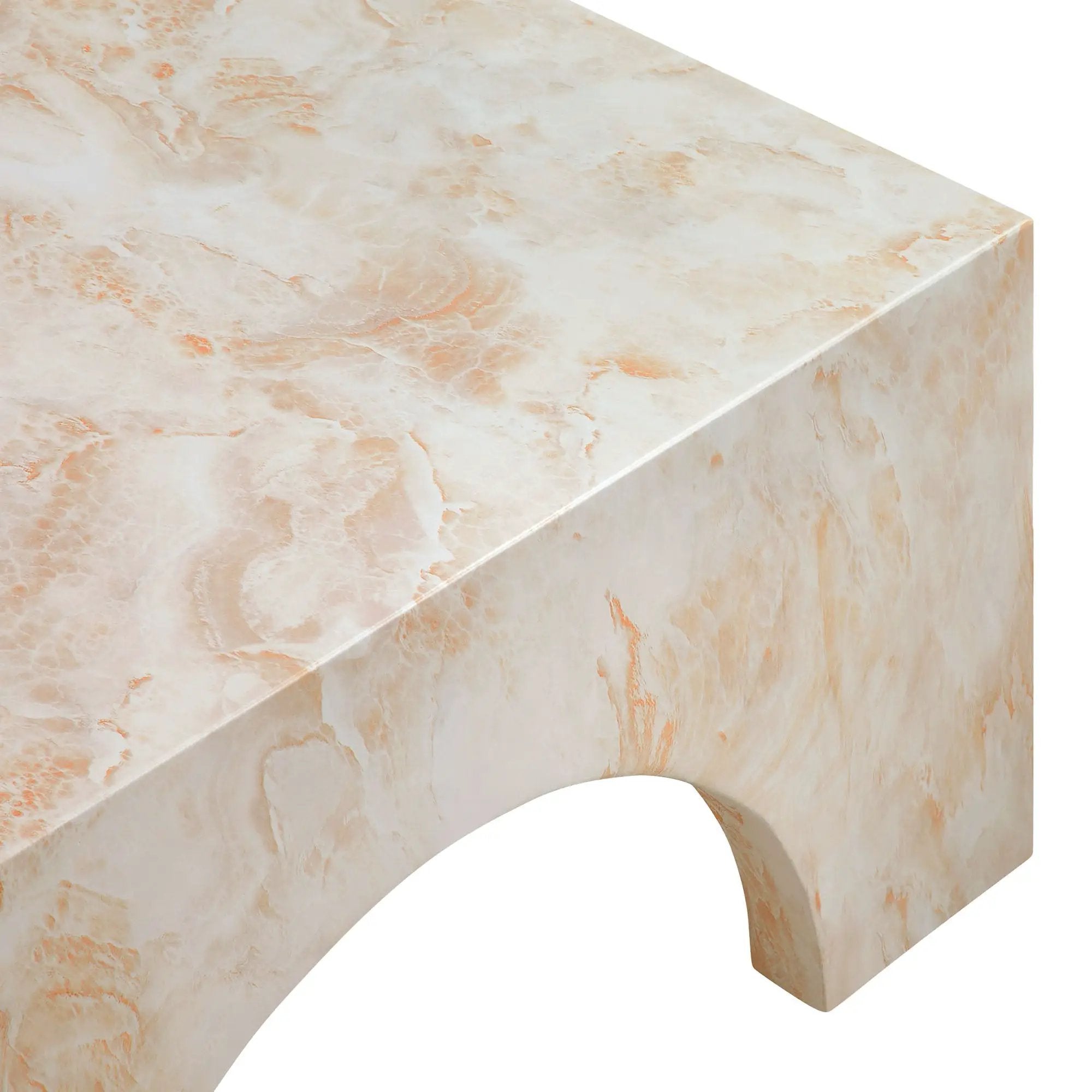 Valen Indoor - Outdoor Patio Arched Concrete Coffee Table by Modway by HouseOfZazla