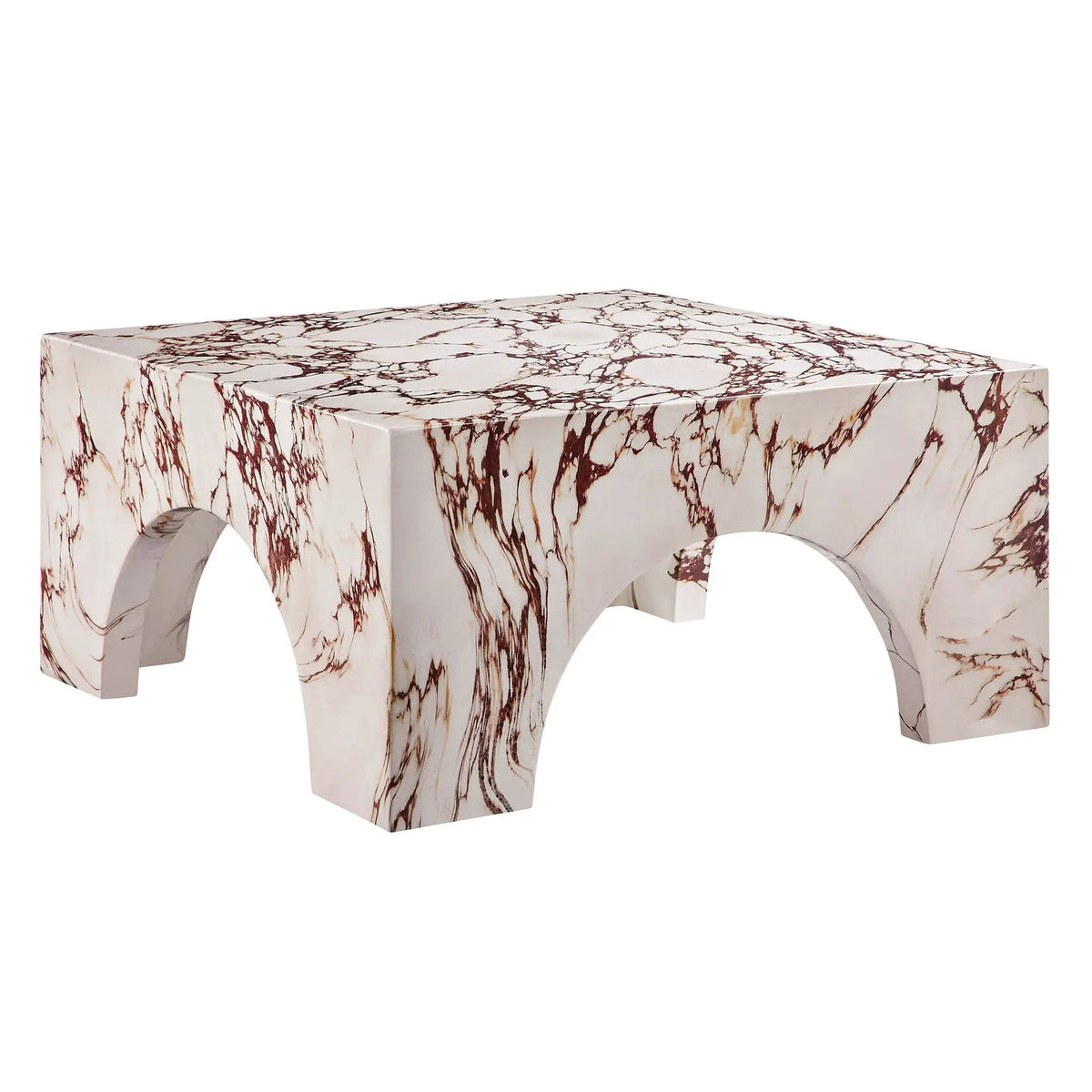Valen Indoor - Outdoor Patio Arched Concrete Coffee Table by Modway by HouseOfZazla