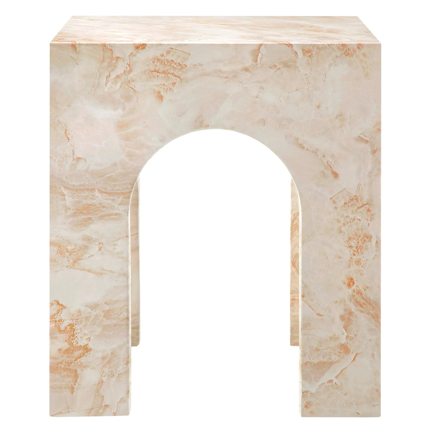 Valen Square Indoor-Outdoor Patio Arched Concrete Side Table by Modway by HouseOfZazla
