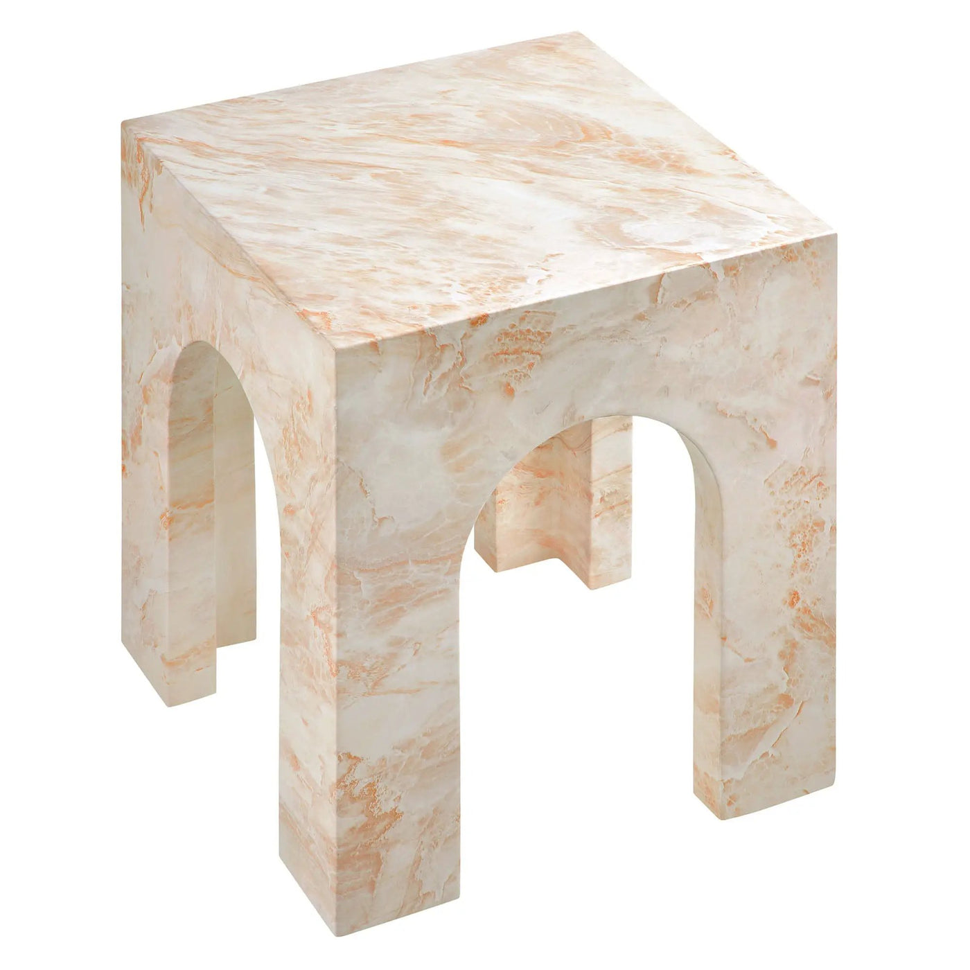 Valen Square Indoor-Outdoor Patio Arched Concrete Side Table by Modway by HouseOfZazla