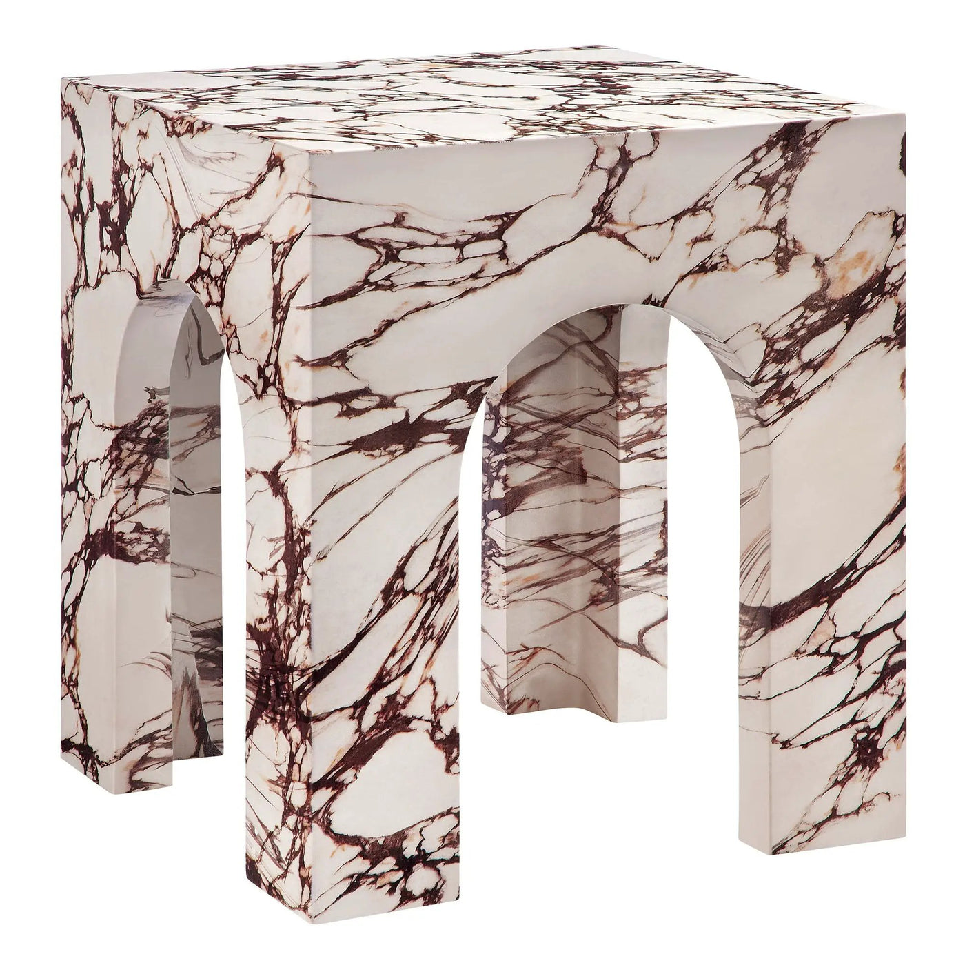 Valen Square Indoor-Outdoor Patio Arched Concrete Side Table by Modway by HouseOfZazla