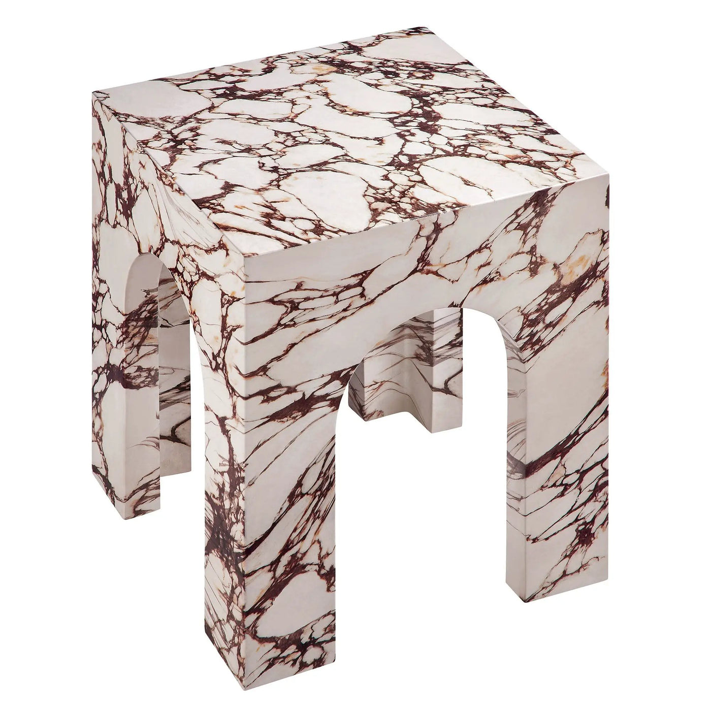 Valen Square Indoor-Outdoor Patio Arched Concrete Side Table by Modway by HouseOfZazla