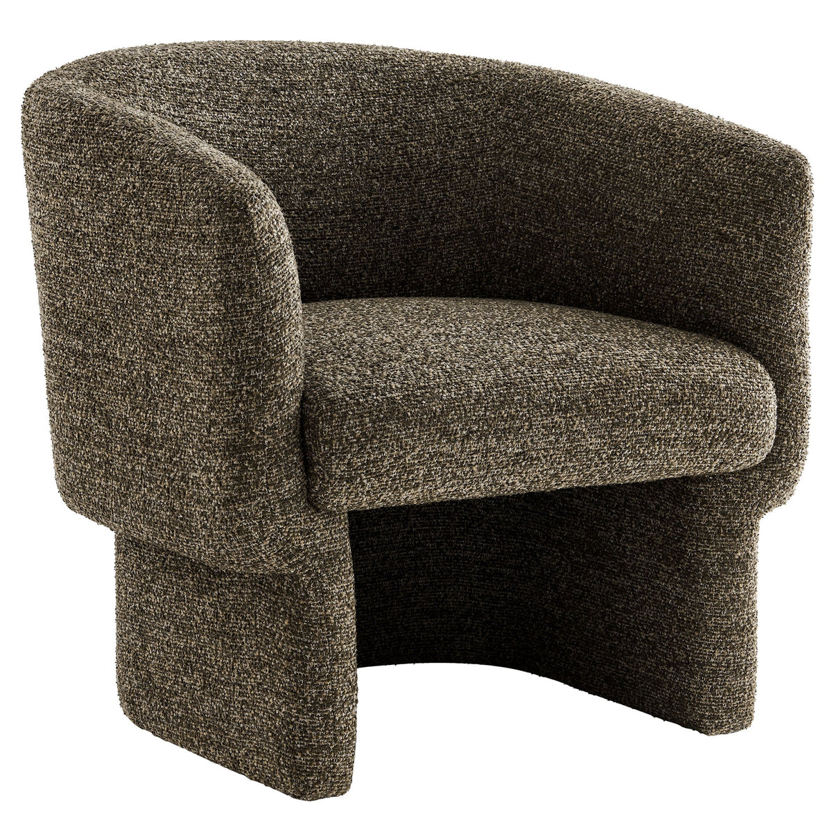 Muse Boucle Fabric Barrel Accent Chair by Modway