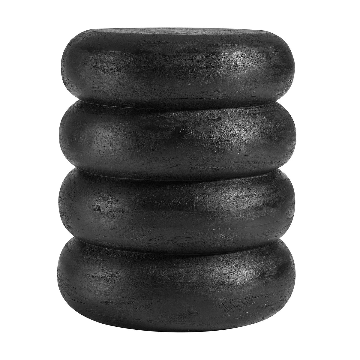 Ellery Round Stacked Wood Side Table by Modway by HouseOfZazla