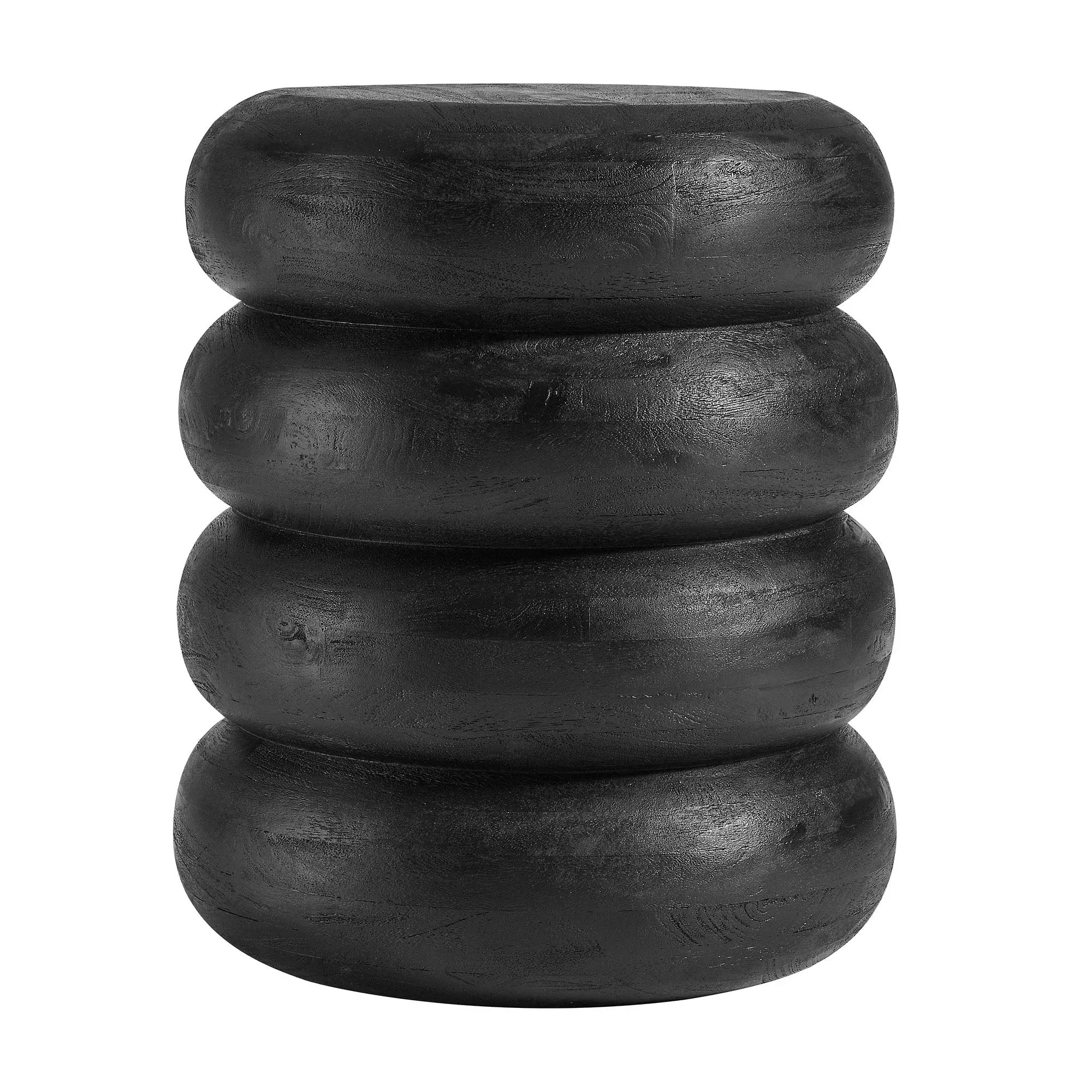 Ellery Round Stacked Wood Side Table by Modway by HouseOfZazla