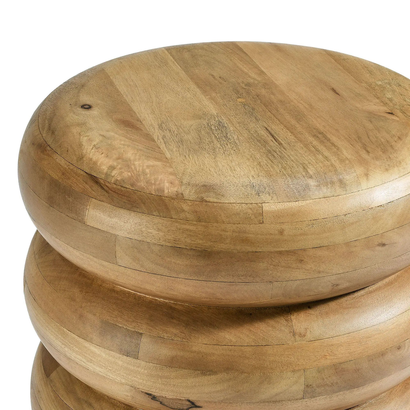 Ellery Round Stacked Wood Side Table by Modway by HouseOfZazla