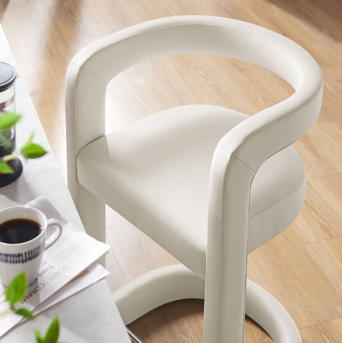 Winslow Performance Velvet Counter Stool by Modway, photo 9 of 41