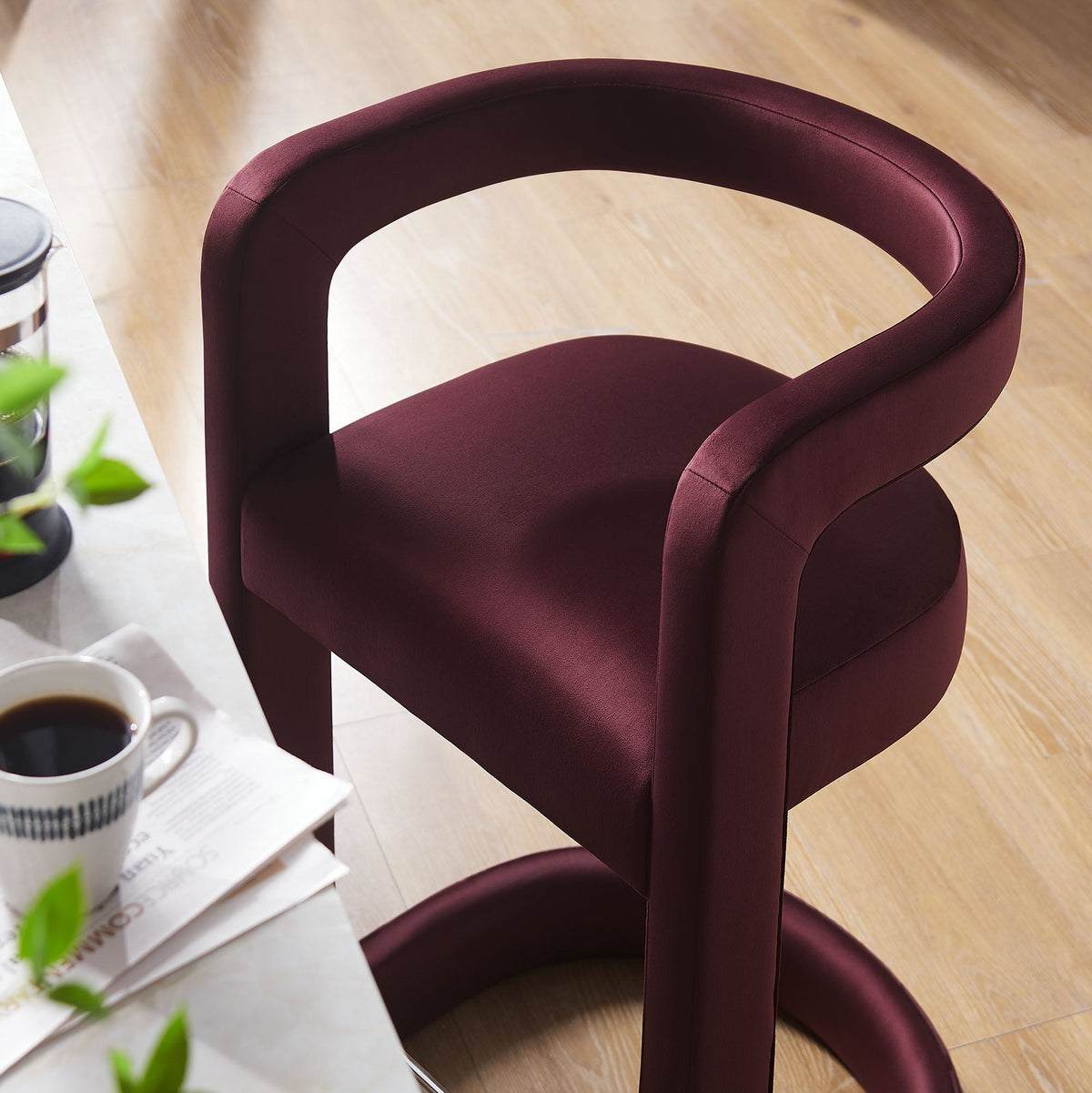 Winslow Performance Velvet Counter Stool by Modway, photo 27 of 41