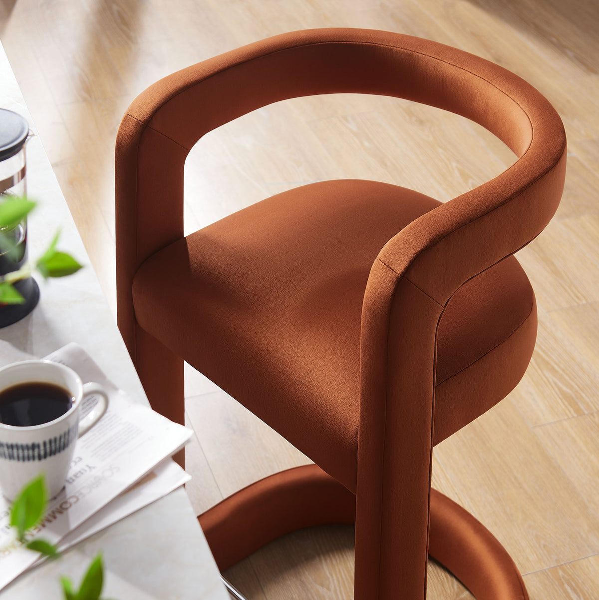 Winslow Performance Velvet Counter Stool by Modway, photo 36 of 41