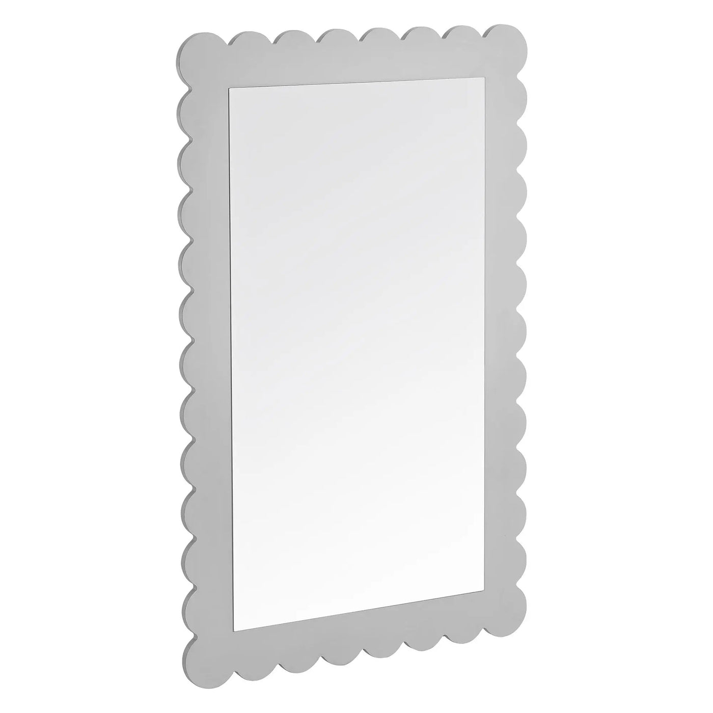 Emmeline Scalloped Rectangle Wall Mirror by Modway by HouseOfZazla