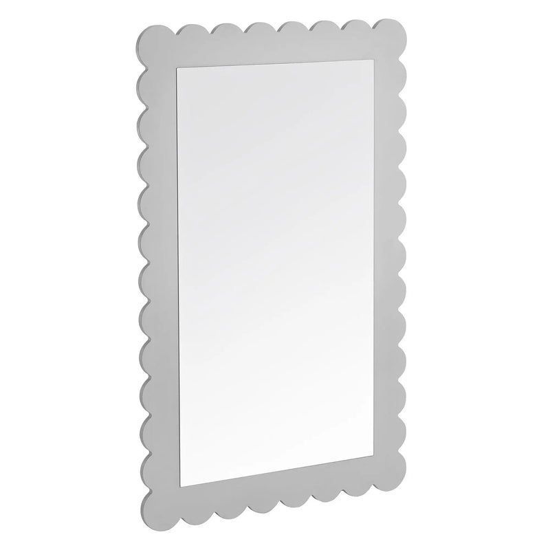 Emmeline Scalloped Rectangle Wall Mirror by Modway by HouseOfZazla