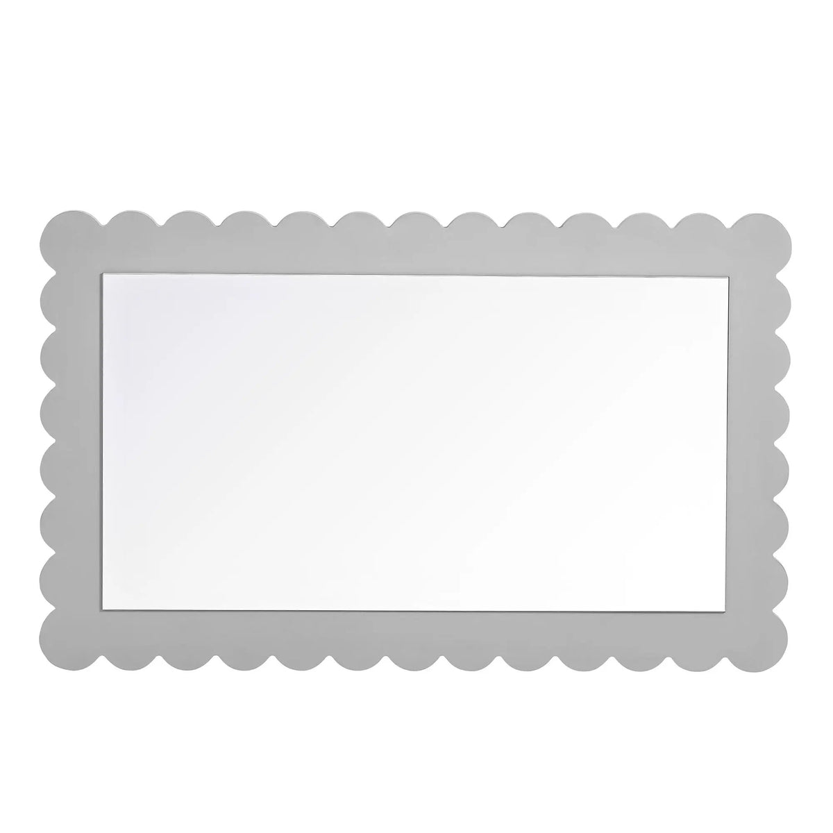 Emmeline Scalloped Rectangle Wall Mirror by Modway by HouseOfZazla