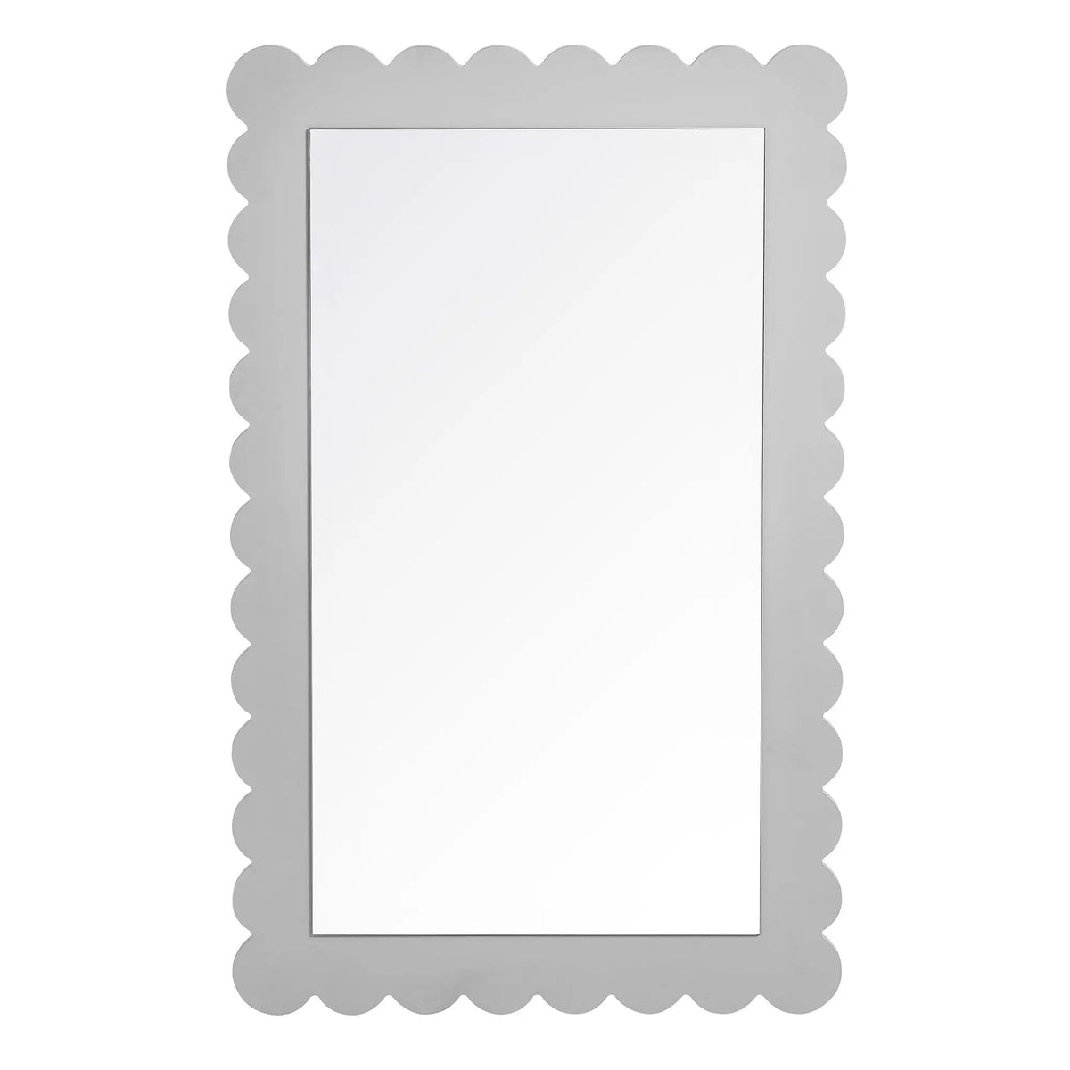 Emmeline Scalloped Rectangle Wall Mirror by Modway by HouseOfZazla