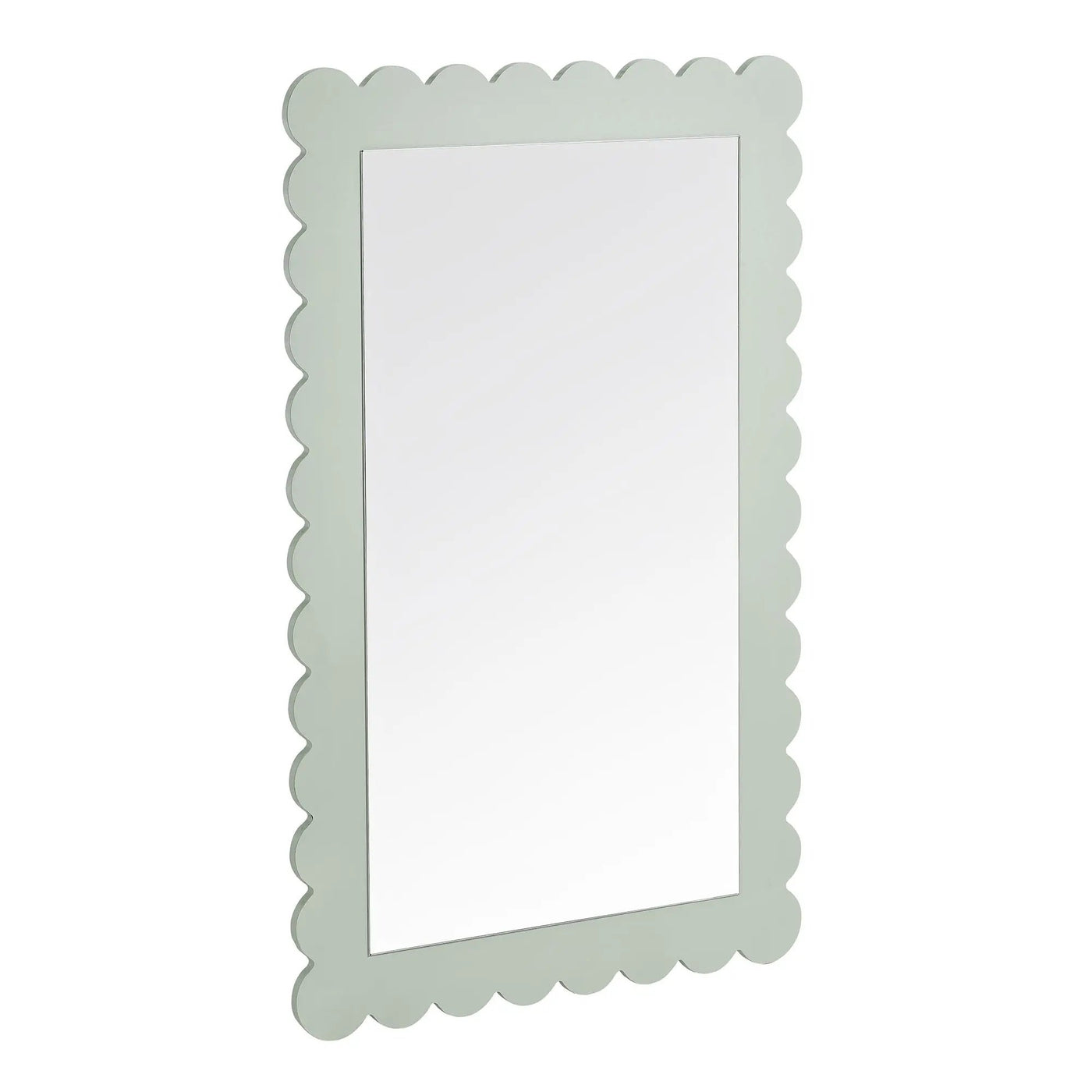 Emmeline Scalloped Rectangle Wall Mirror by Modway by HouseOfZazla