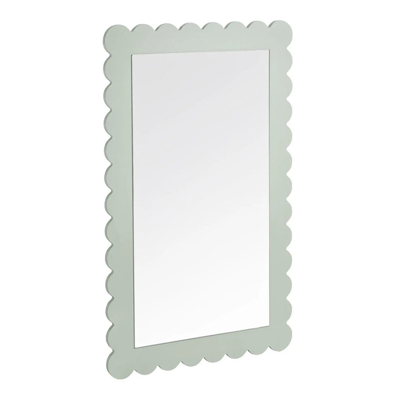 Emmeline Scalloped Rectangle Wall Mirror by Modway by HouseOfZazla