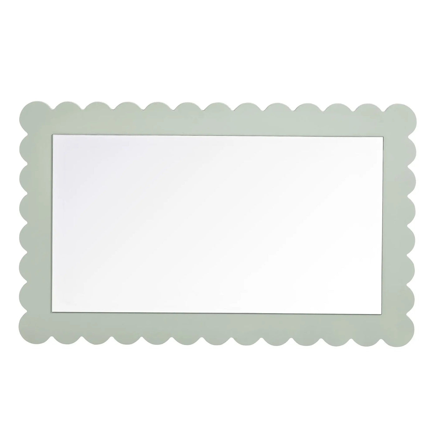 Emmeline Scalloped Rectangle Wall Mirror by Modway by HouseOfZazla