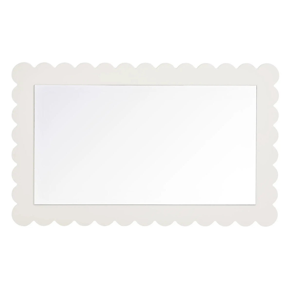 Emmeline Scalloped Rectangle Wall Mirror by Modway by HouseOfZazla