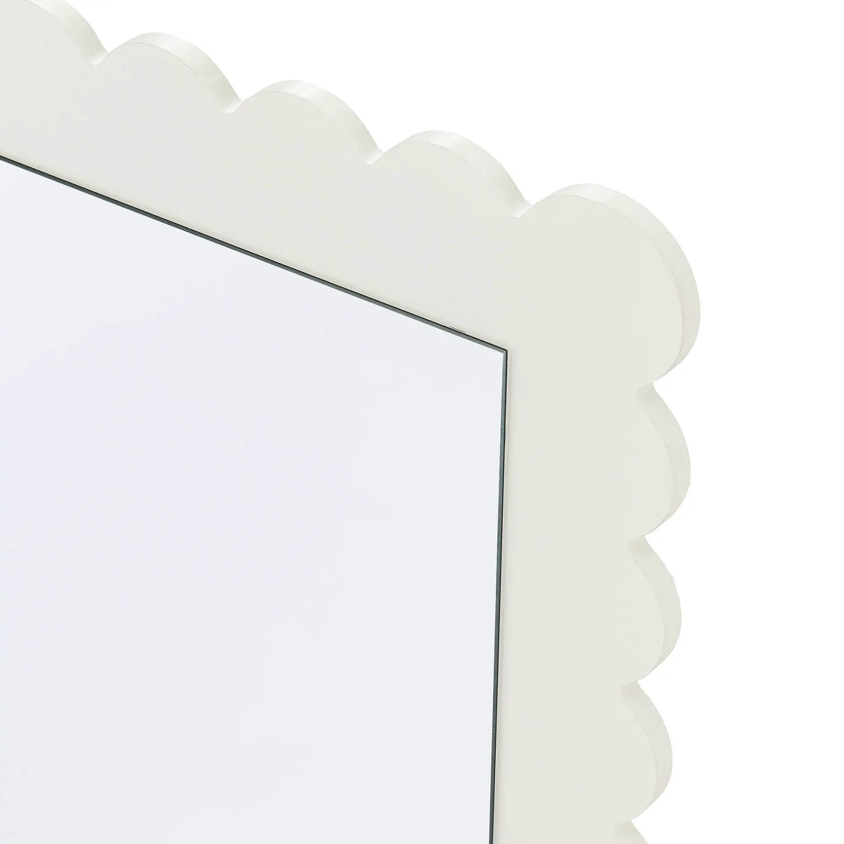 Emmeline Scalloped Rectangle Wall Mirror by Modway by HouseOfZazla