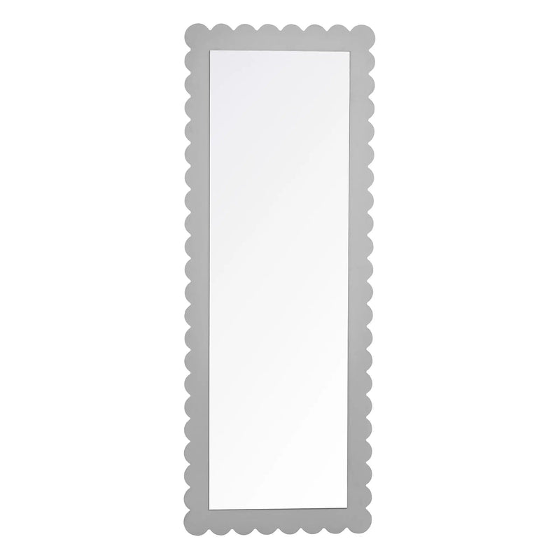 Emmeline Scalloped Rectangle Floor Mirror by Modway by HouseOfZazla