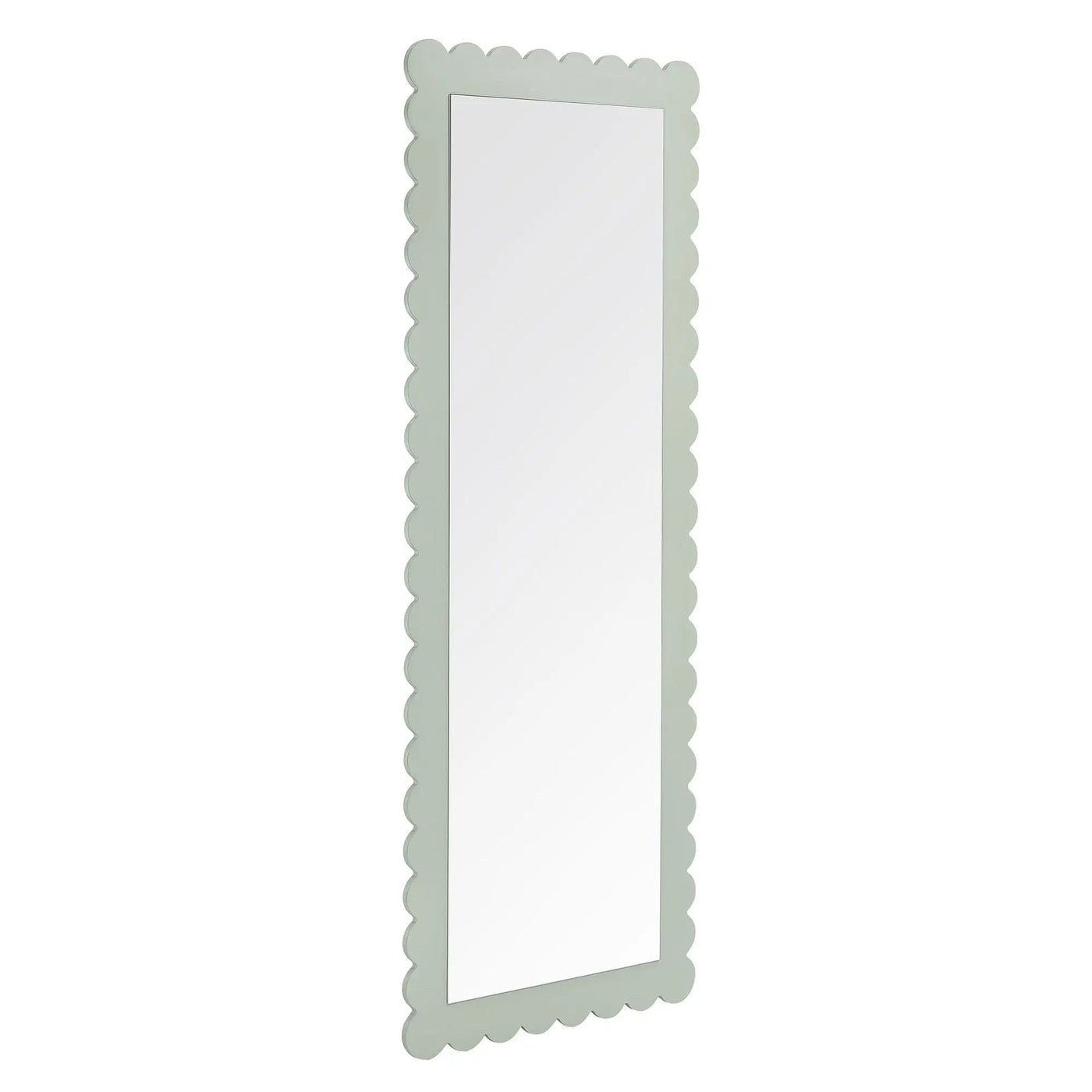 Emmeline Scalloped Rectangle Floor Mirror by Modway by HouseOfZazla