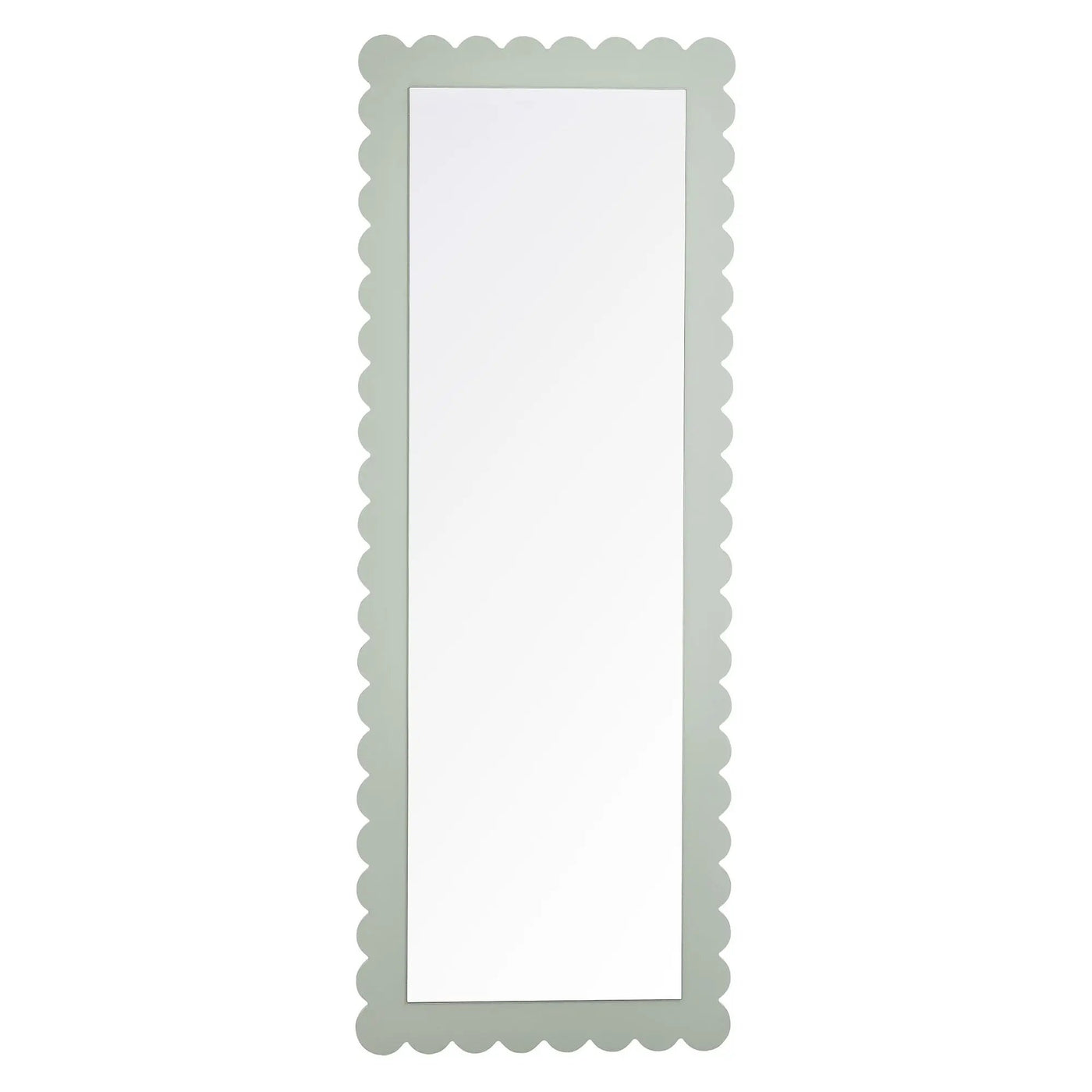 Emmeline Scalloped Rectangle Floor Mirror by Modway by HouseOfZazla