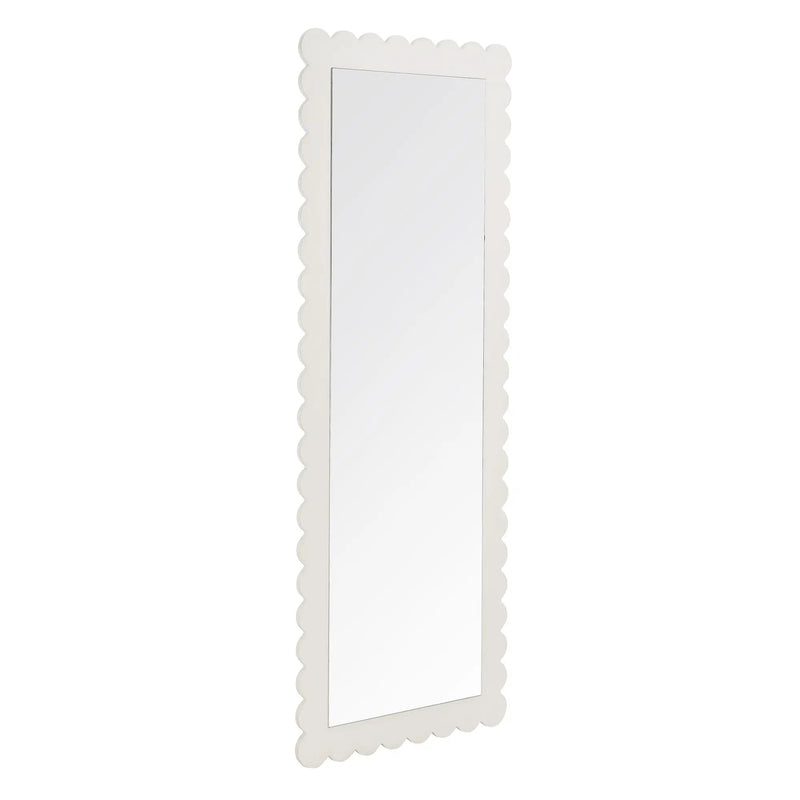 Emmeline Scalloped Rectangle Floor Mirror by Modway by HouseOfZazla