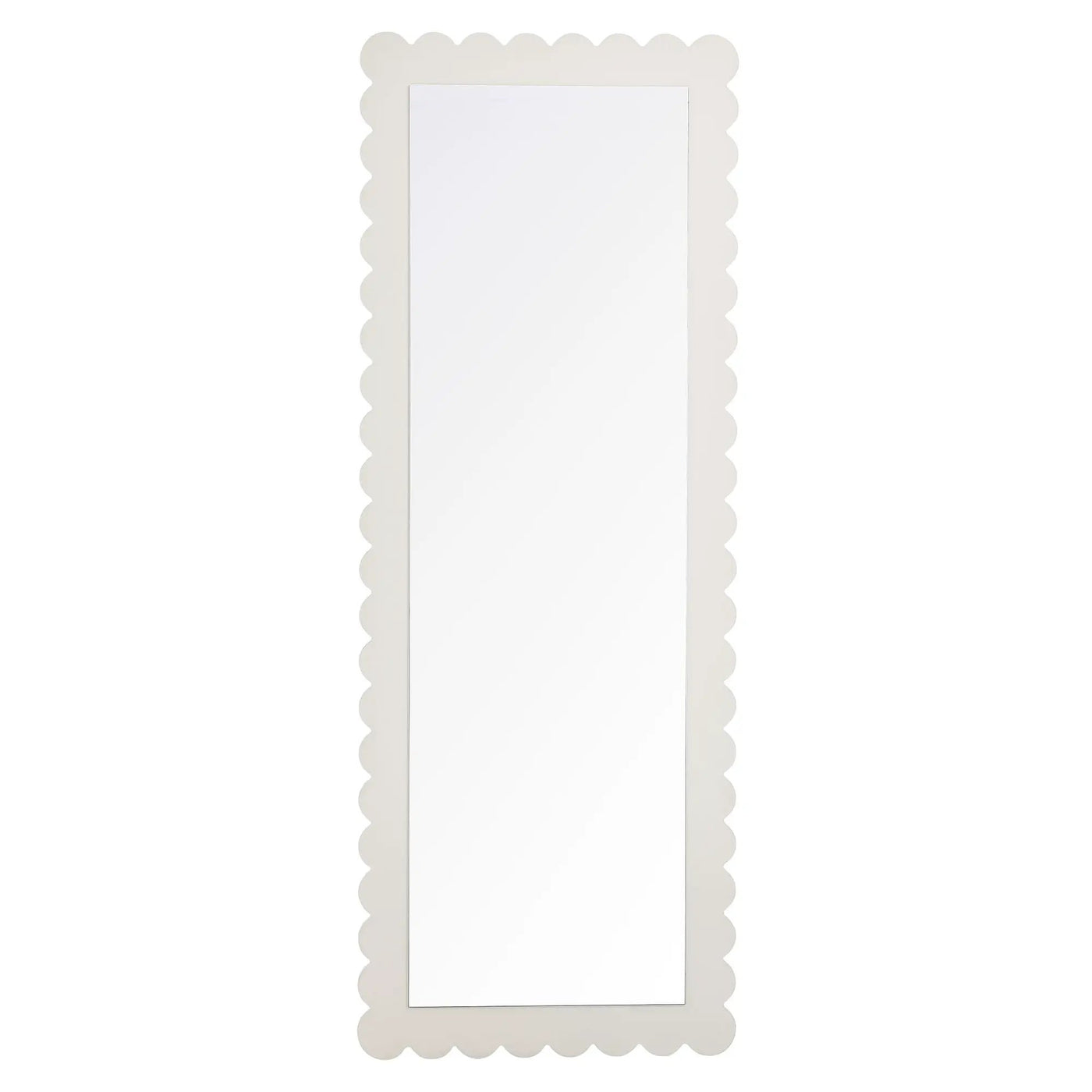 Emmeline Scalloped Rectangle Floor Mirror by Modway by HouseOfZazla