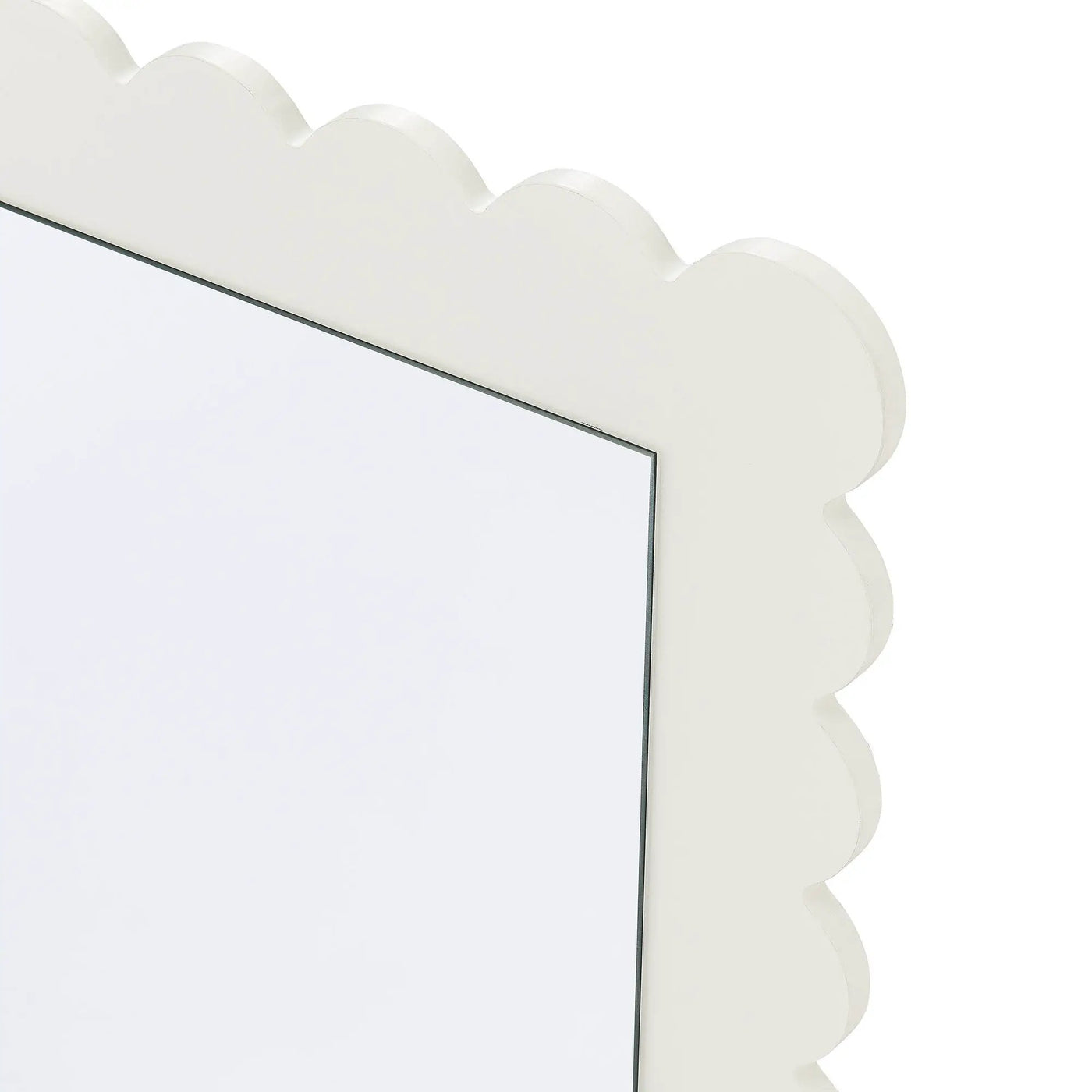 Emmeline Scalloped Rectangle Floor Mirror by Modway by HouseOfZazla