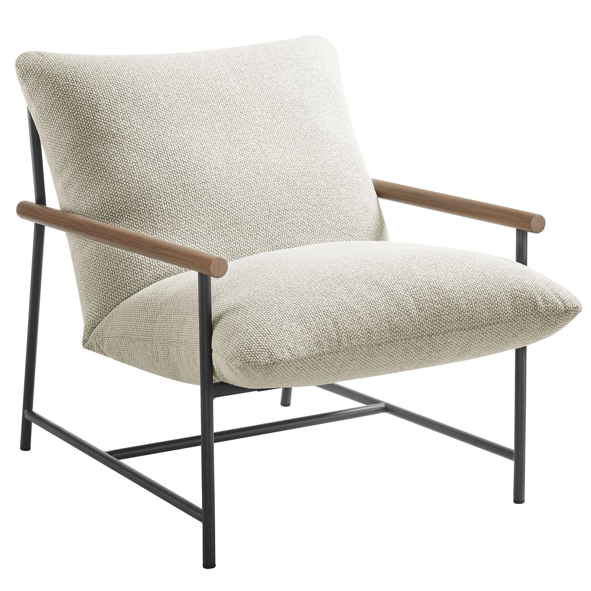 Raya Outdoor Patio Boucle Sling Lounge Chair by Modway, photo 10 of 18
