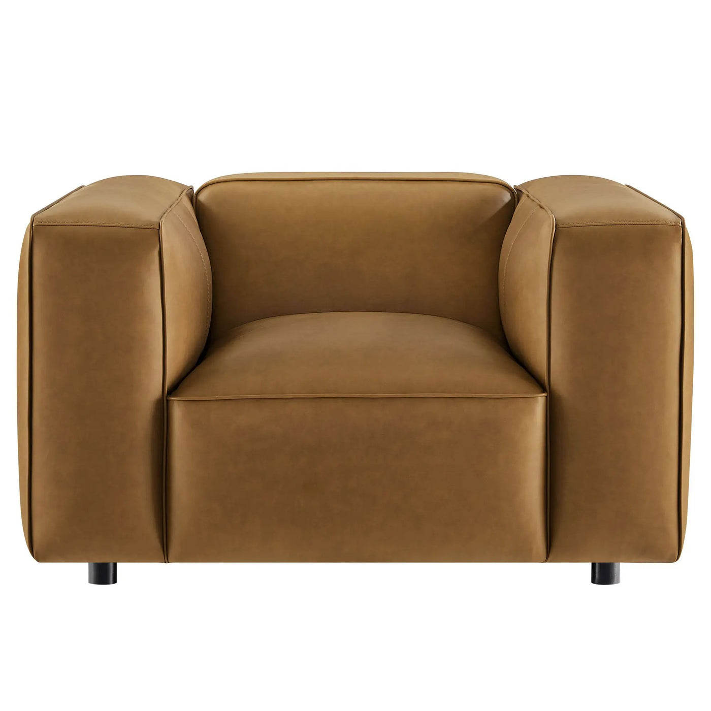 Auren Upholstered Vegan Leather Modular Armchair by Modway by HouseOfZazla