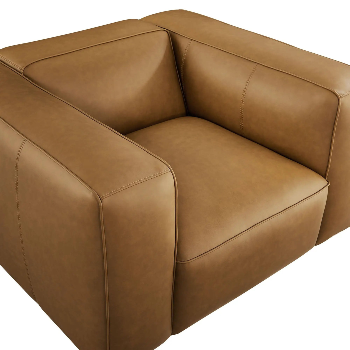 Auren Upholstered Vegan Leather Modular Armchair by Modway by HouseOfZazla