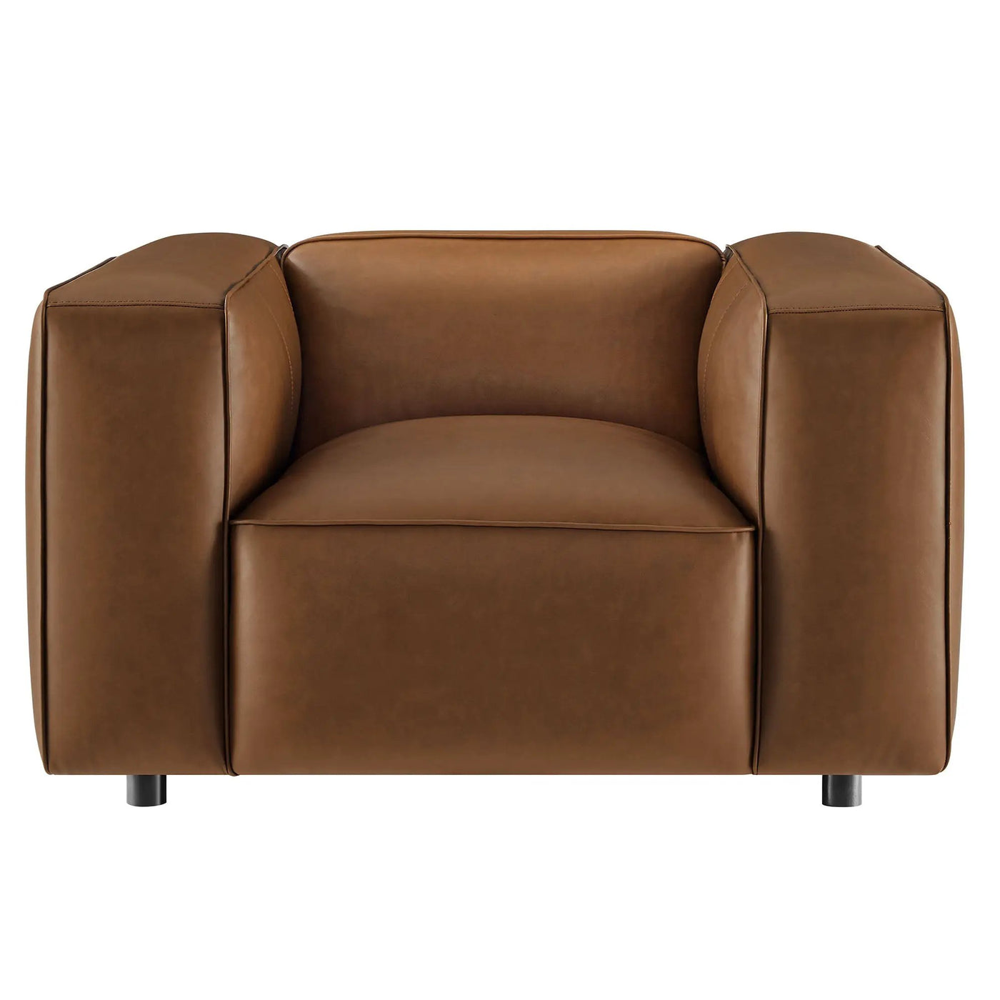 Auren Upholstered Vegan Leather Modular Armchair by Modway by HouseOfZazla