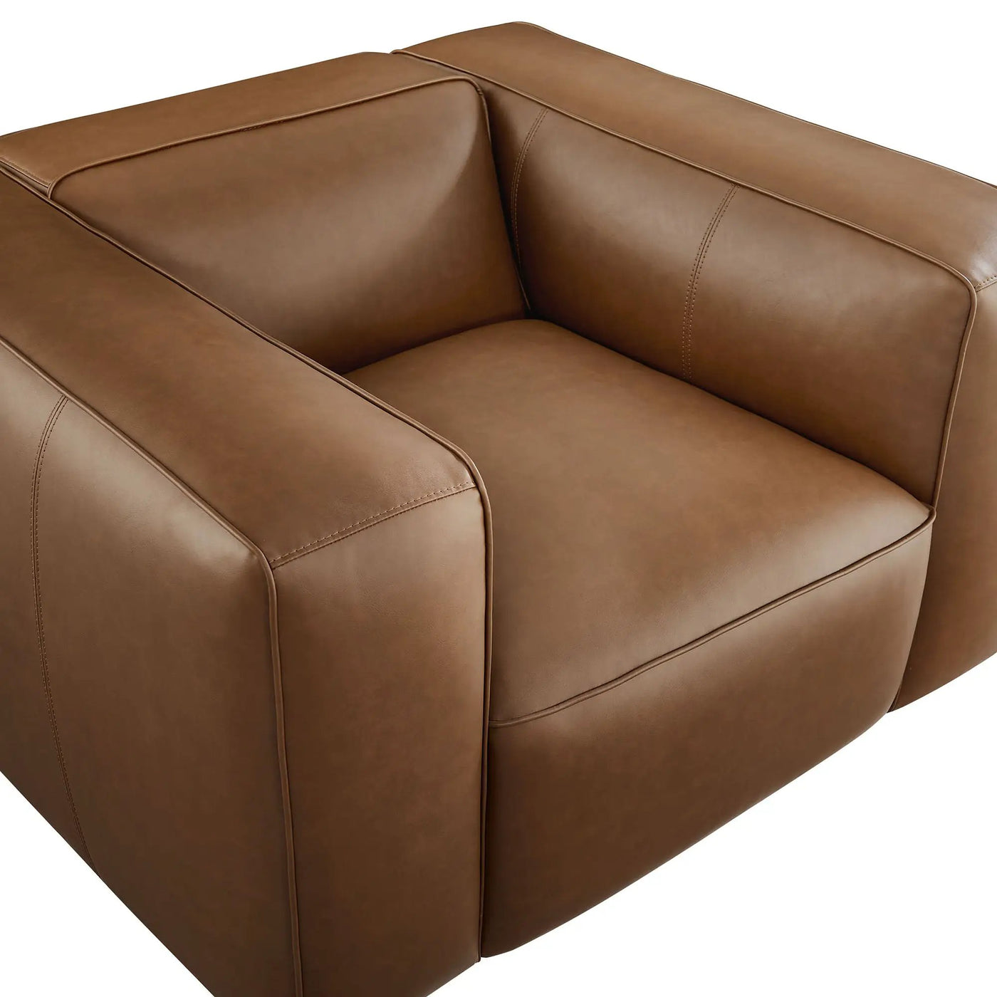 Auren Upholstered Vegan Leather Modular Armchair by Modway by HouseOfZazla